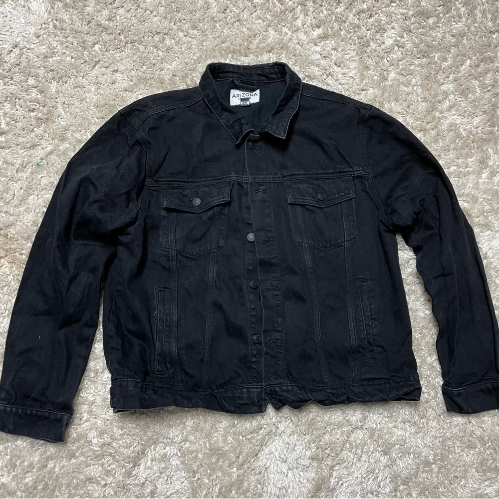 Black, Arizona, and XL denim jacket.